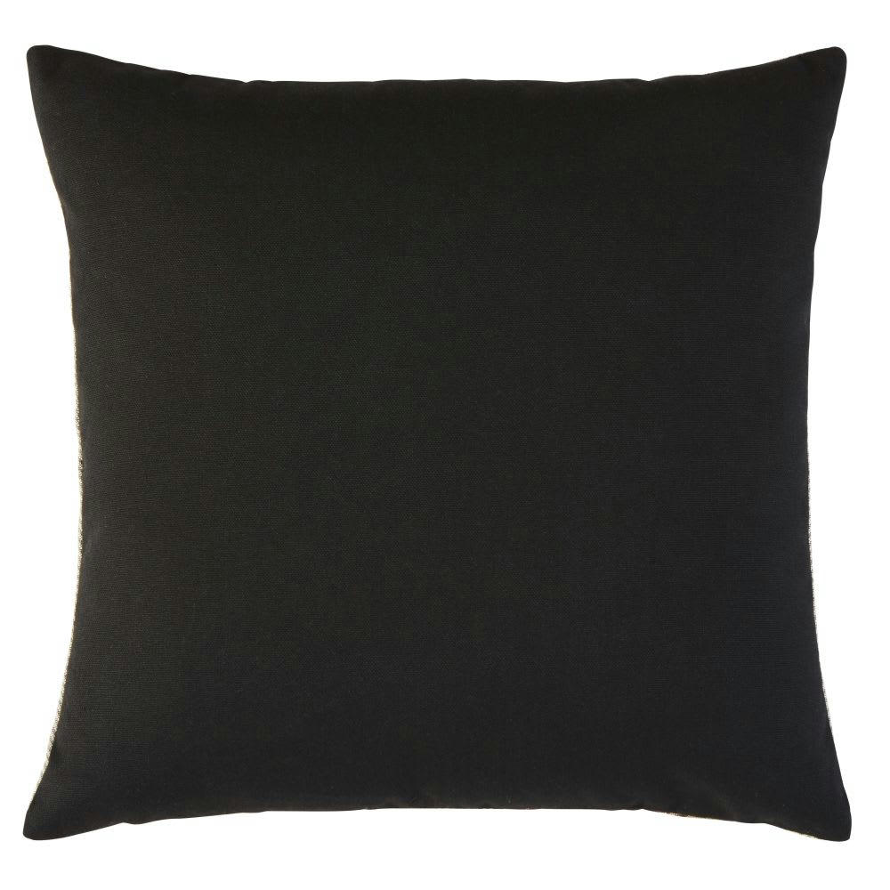 EDGAR - Coussin beige imprimé chien 45x45