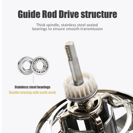 NNEOBA Spinning Fishing Reel 25KG Max Drag 10000 Series Silver