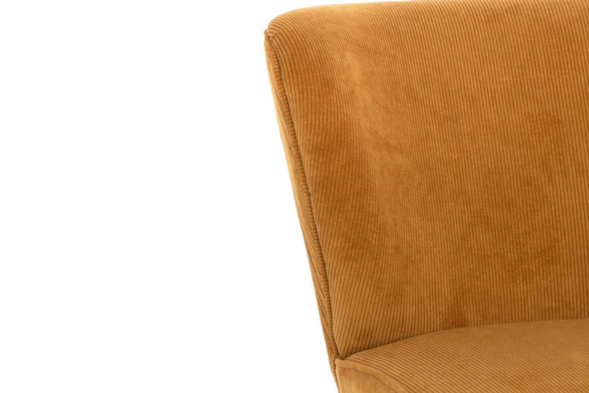 MALO - Fauteuil crapaud en velours côtelé