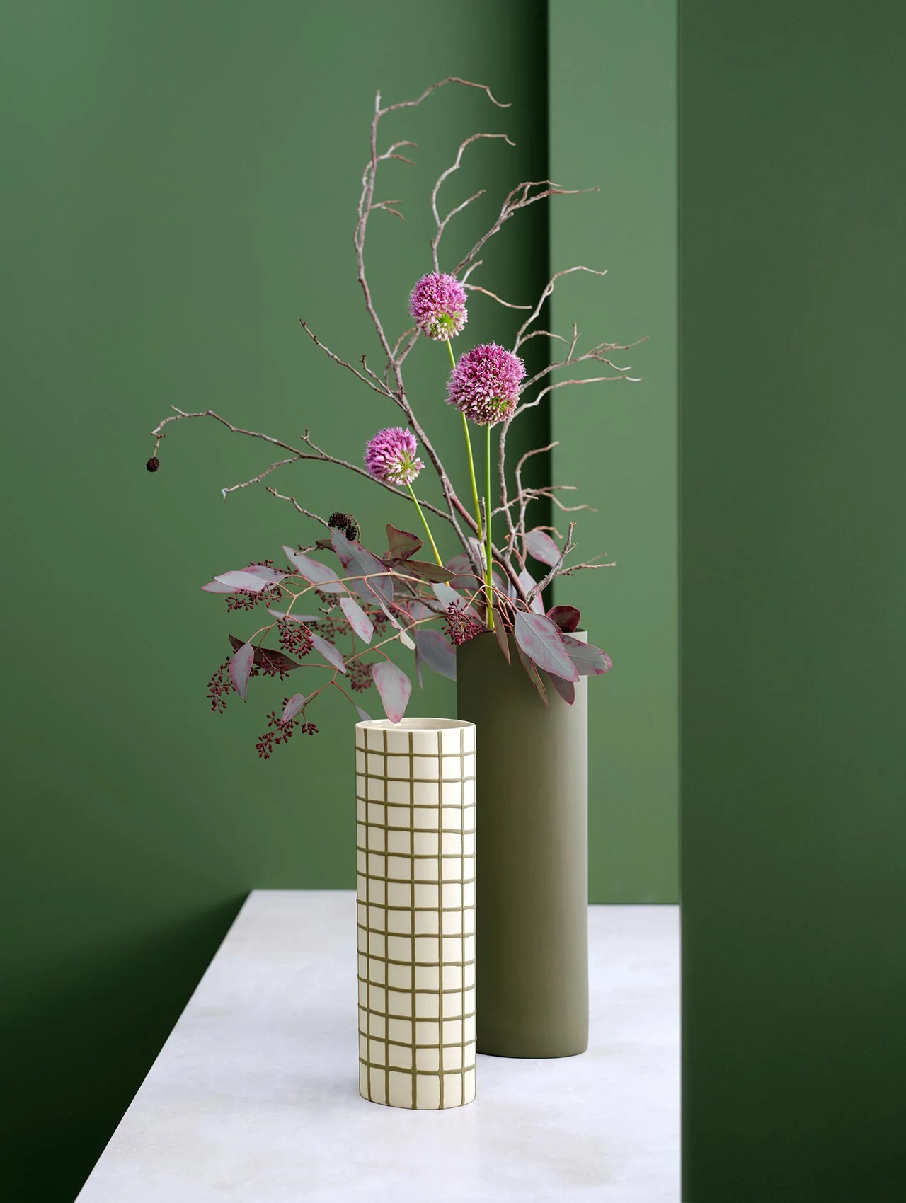 vase, olive