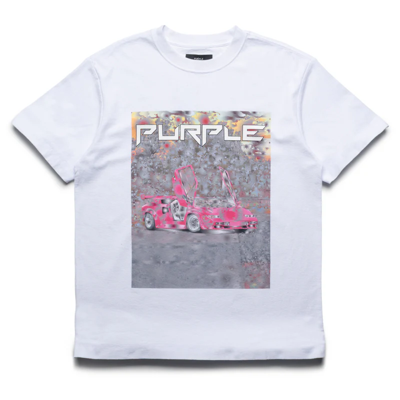 Purple Brand Ditched Tee - White