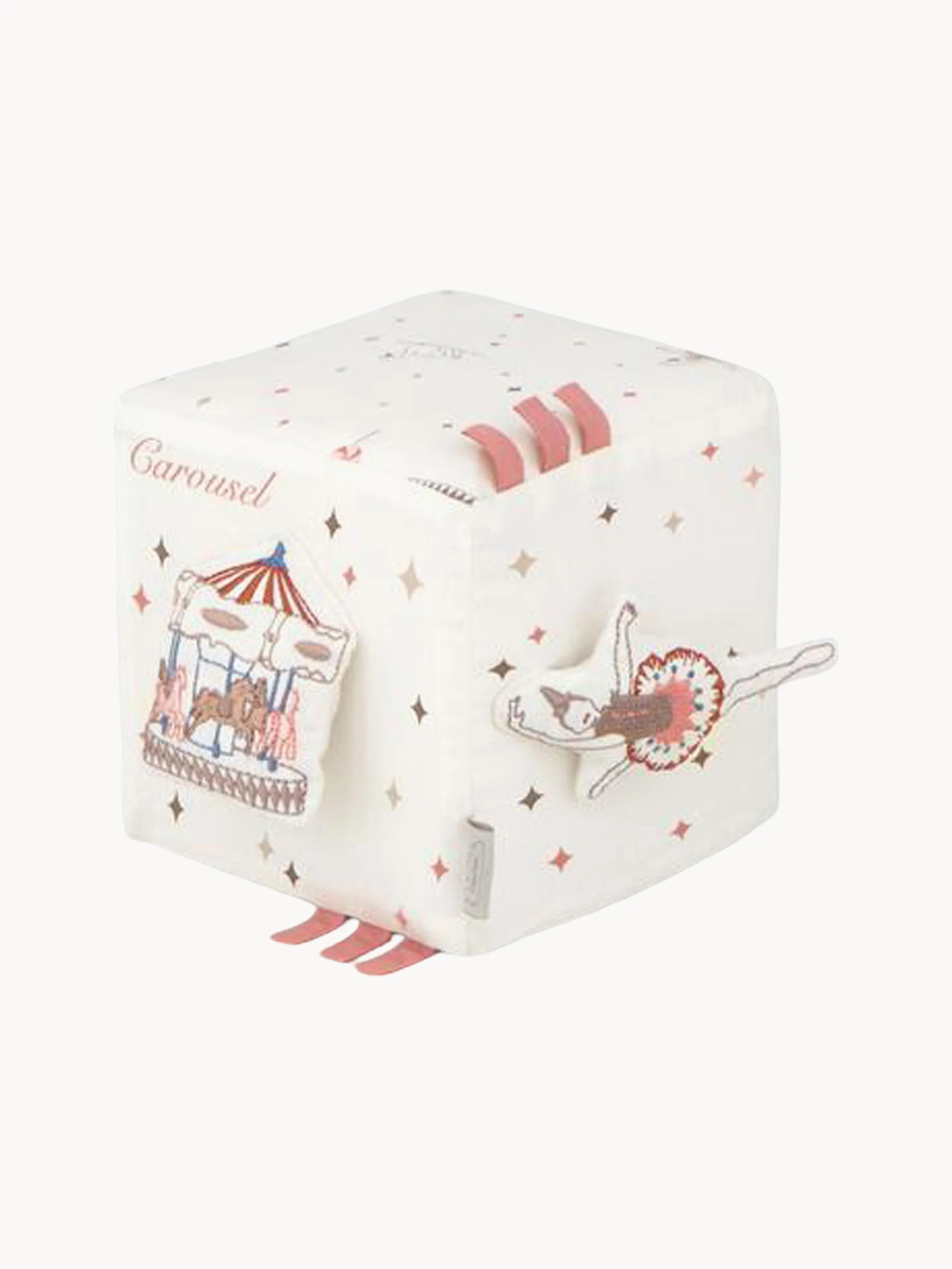 Aktivitätswürfel Carousel aus Baumwolle