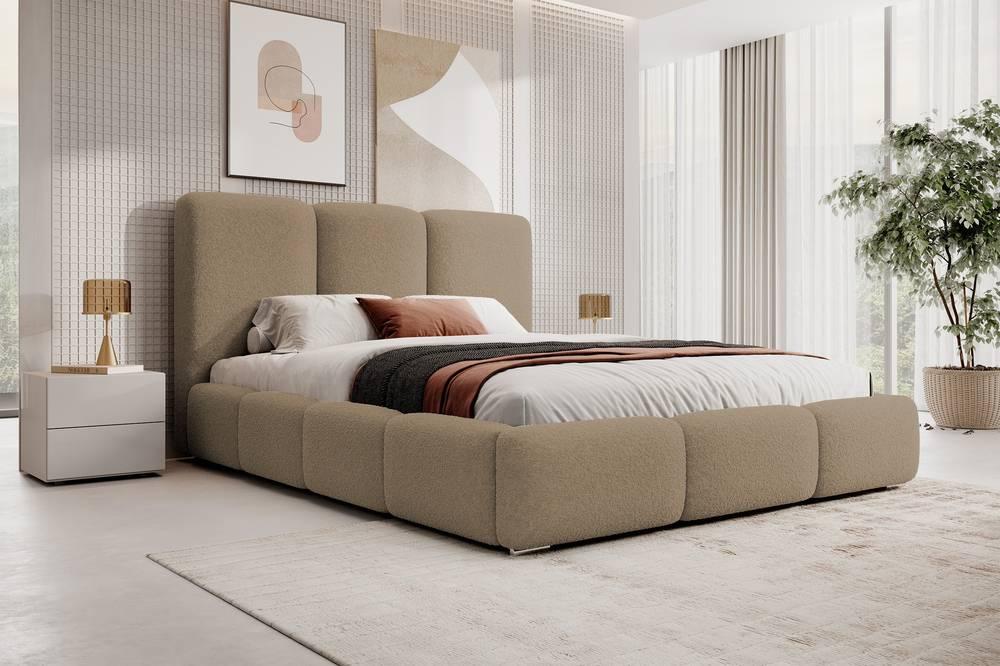 Bedframe Briar bouclé met opbergruimte 180x200