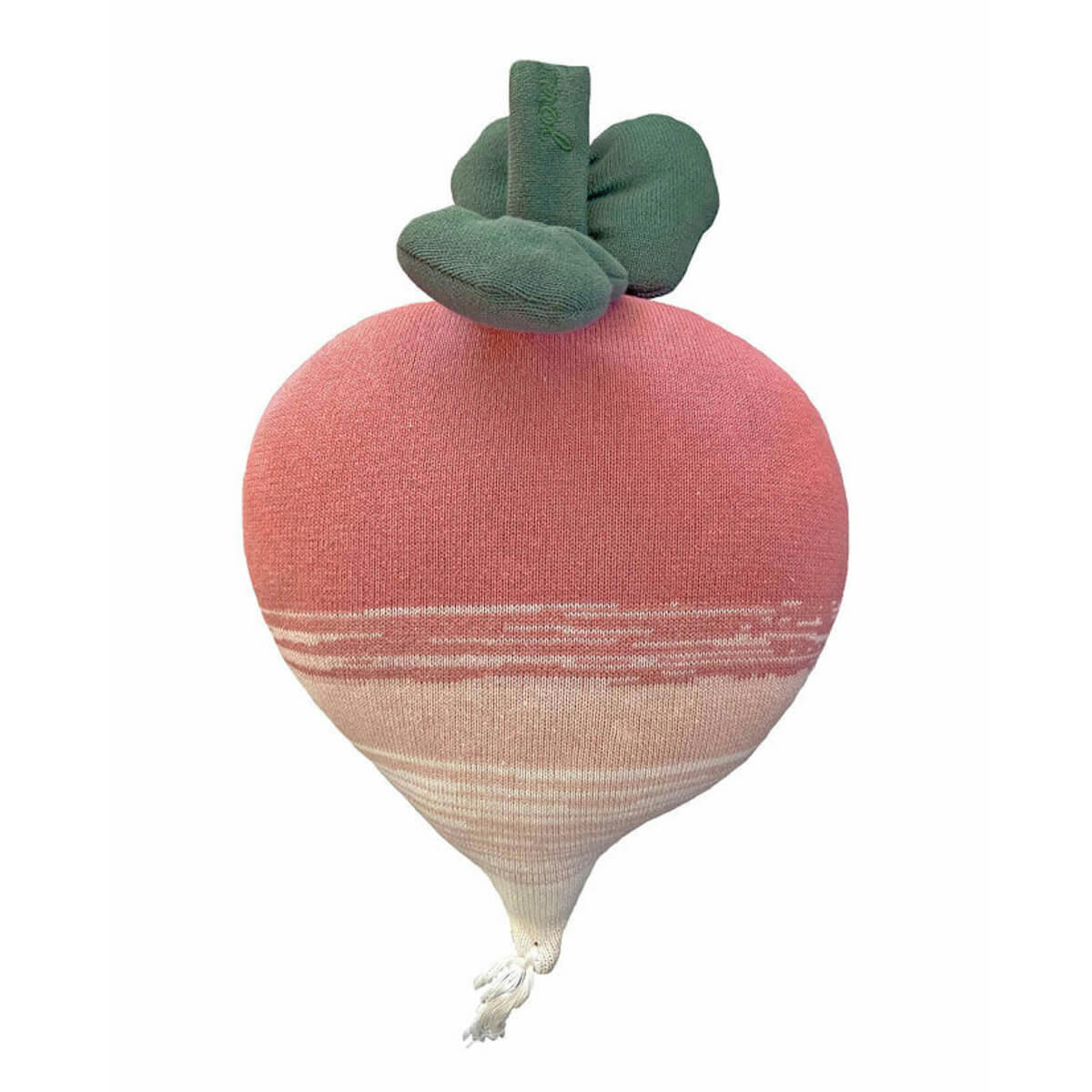 OLIETCAROL - Coussin légume Ramona le radis 30x30cm