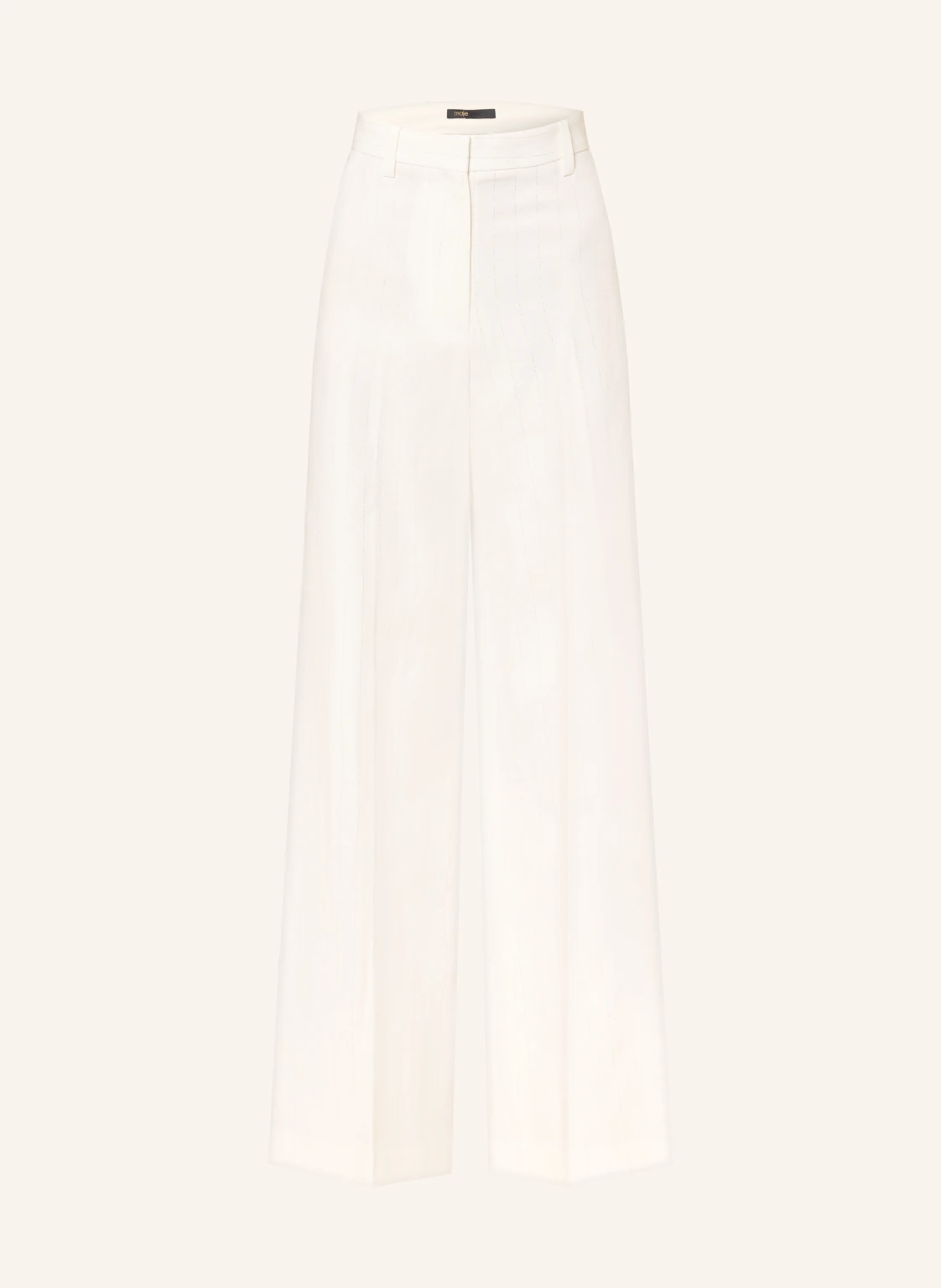 maje Marlenehose mit Leinen und Glitzergarn