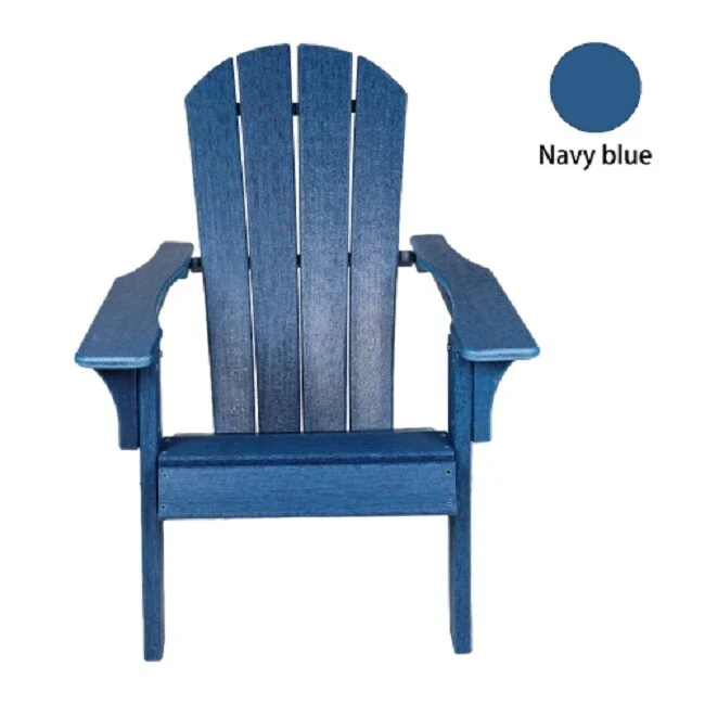 HDPE Adirondack Chair Sunlight Resistant no-Fading Snowstorm Resistant Outdoor Chair Patio