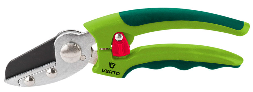 Sekator ogrodowy kowadełkowy 190mm VERTO 15G201