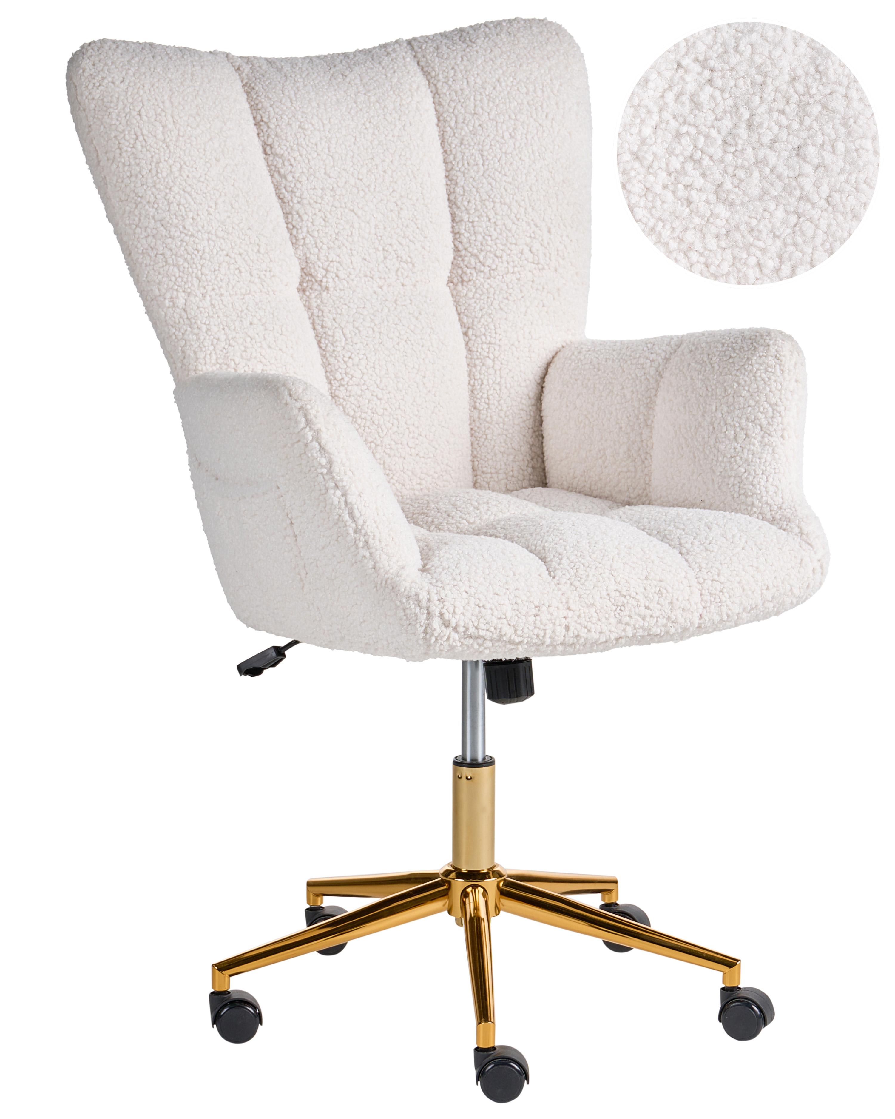 Rocking Chair OULU Boucle White