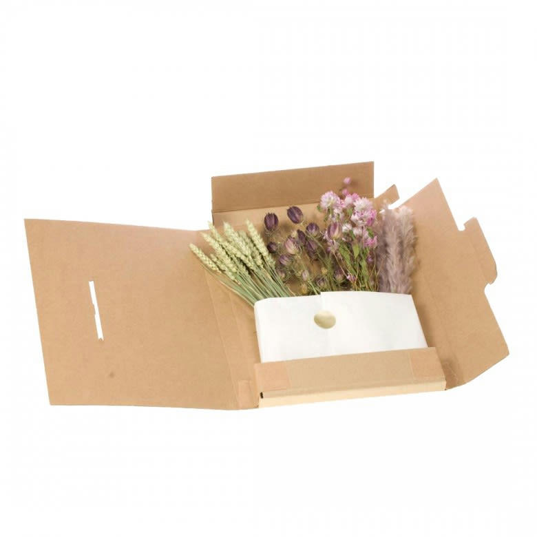 - Kit DIY - letterbox bouquet naturel/rose