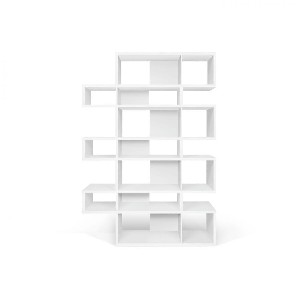 LONDON - Bibliothèque  placage blanc laqué