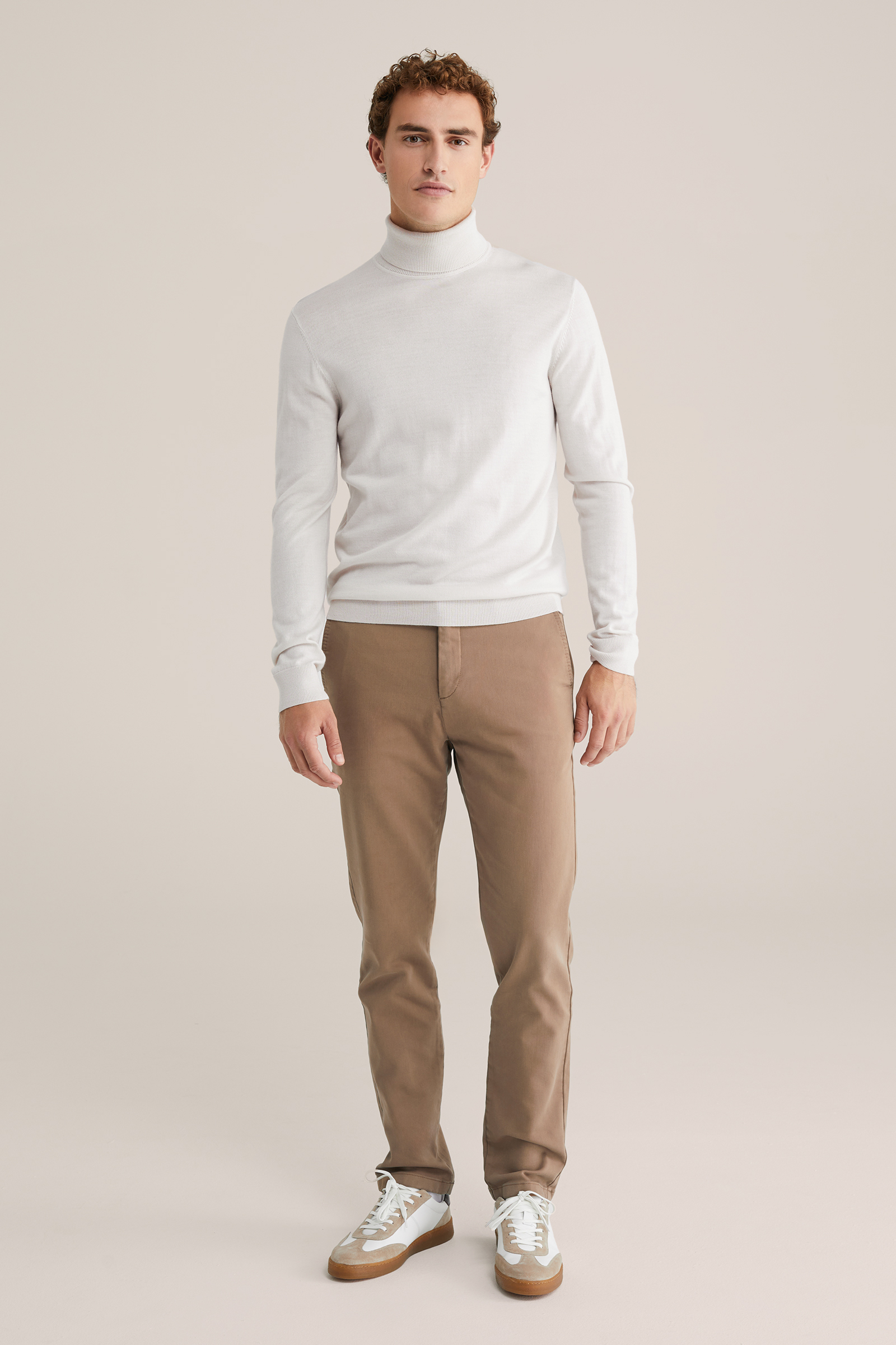 Heren Slim fit chino met stretch