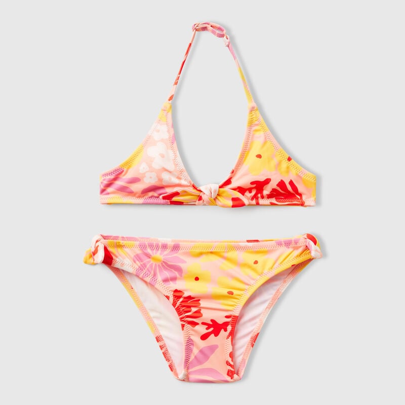 Bikini with floral print