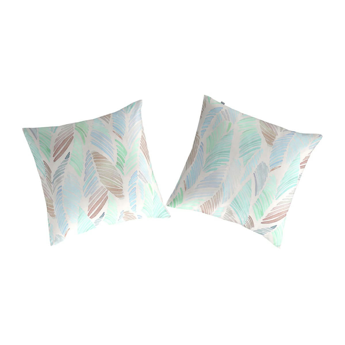 CANITO TO - 2 taies d'oreiller 65x65 cm - bleu vert