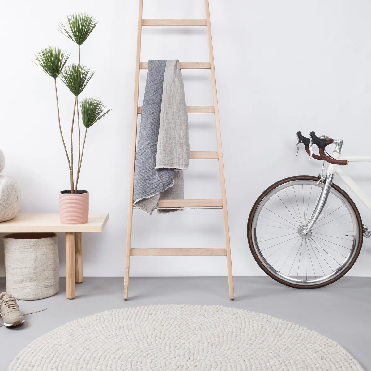 myfelt - Béla Filzkugelteppich rund