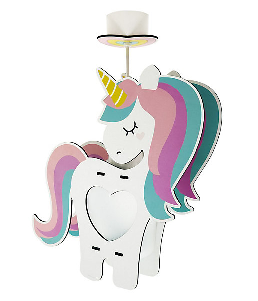 Lustre et lampe suspendue enfant Licorne
