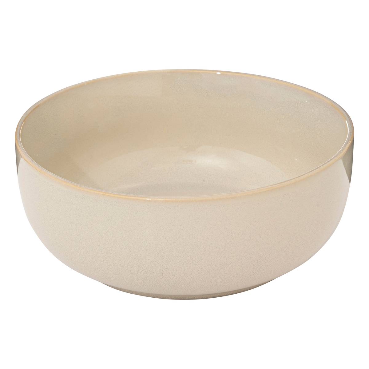 Salad Bowl "Unknown Land" Earthenware, D.21.5 cm, Brown