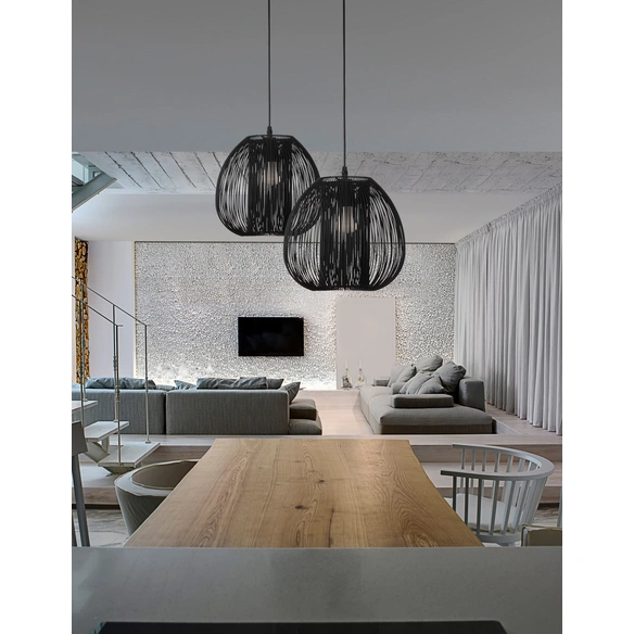 Pendelleuchte »Desire«, LED, 1-flammig, schwarz