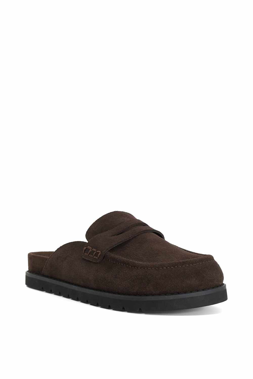 Dune London Goldens' Suede Mules