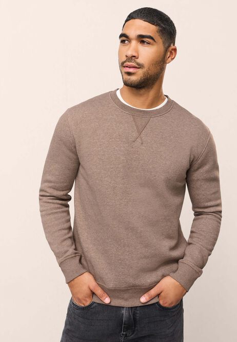 Mens Mocha Cotton Rich Sweatshirt