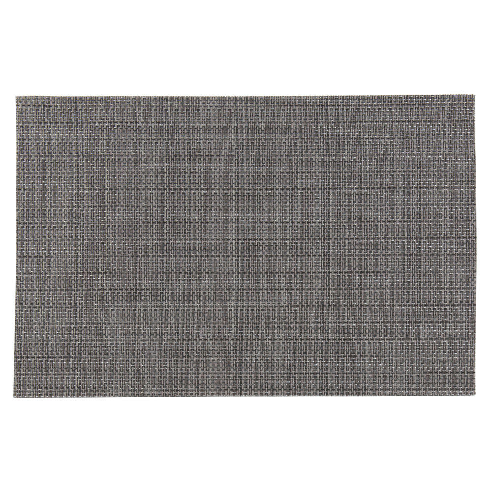 ANSELME - Set de table gris, blanc et argenté