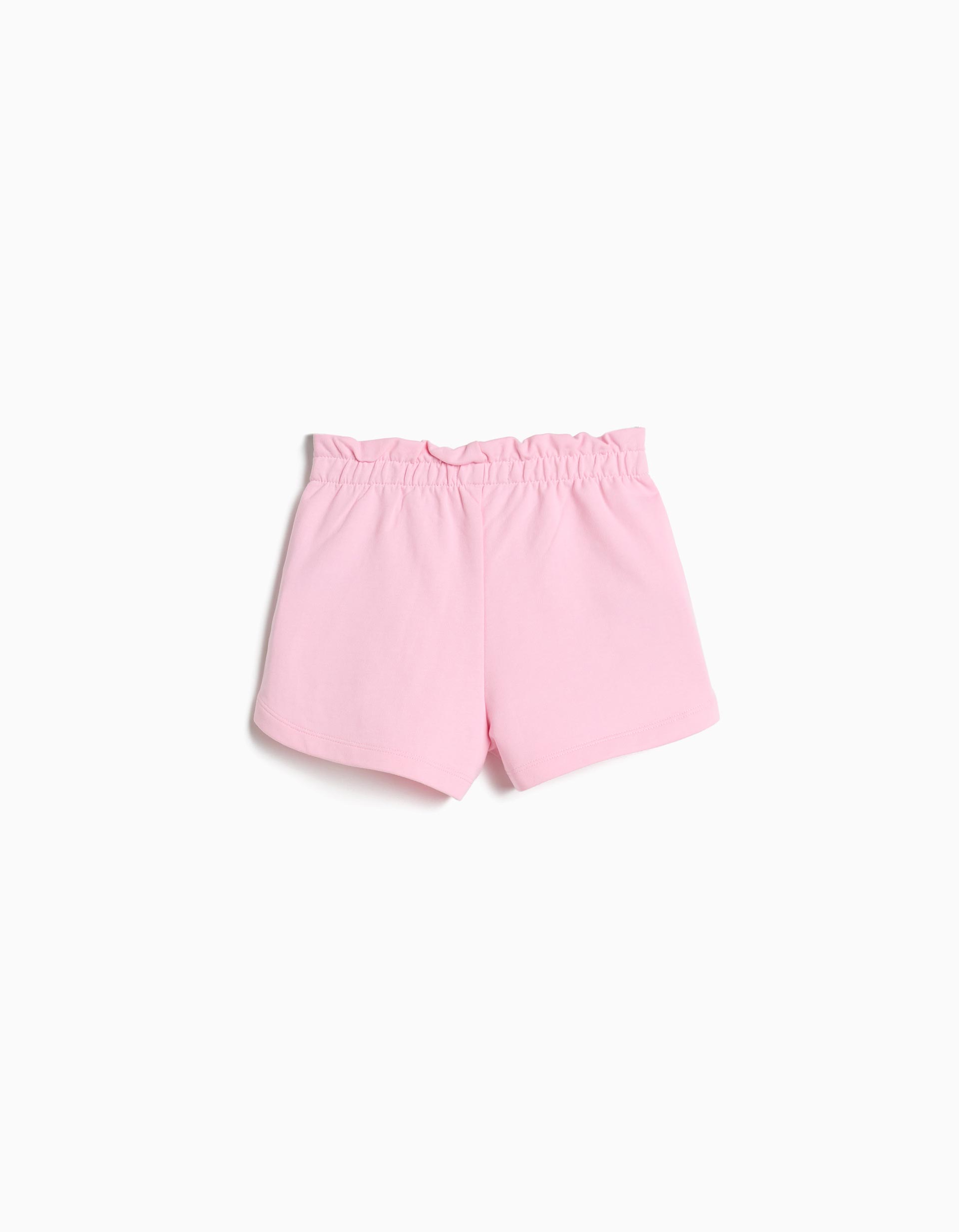 Calções de Felpa, Menina, Rosa Claro