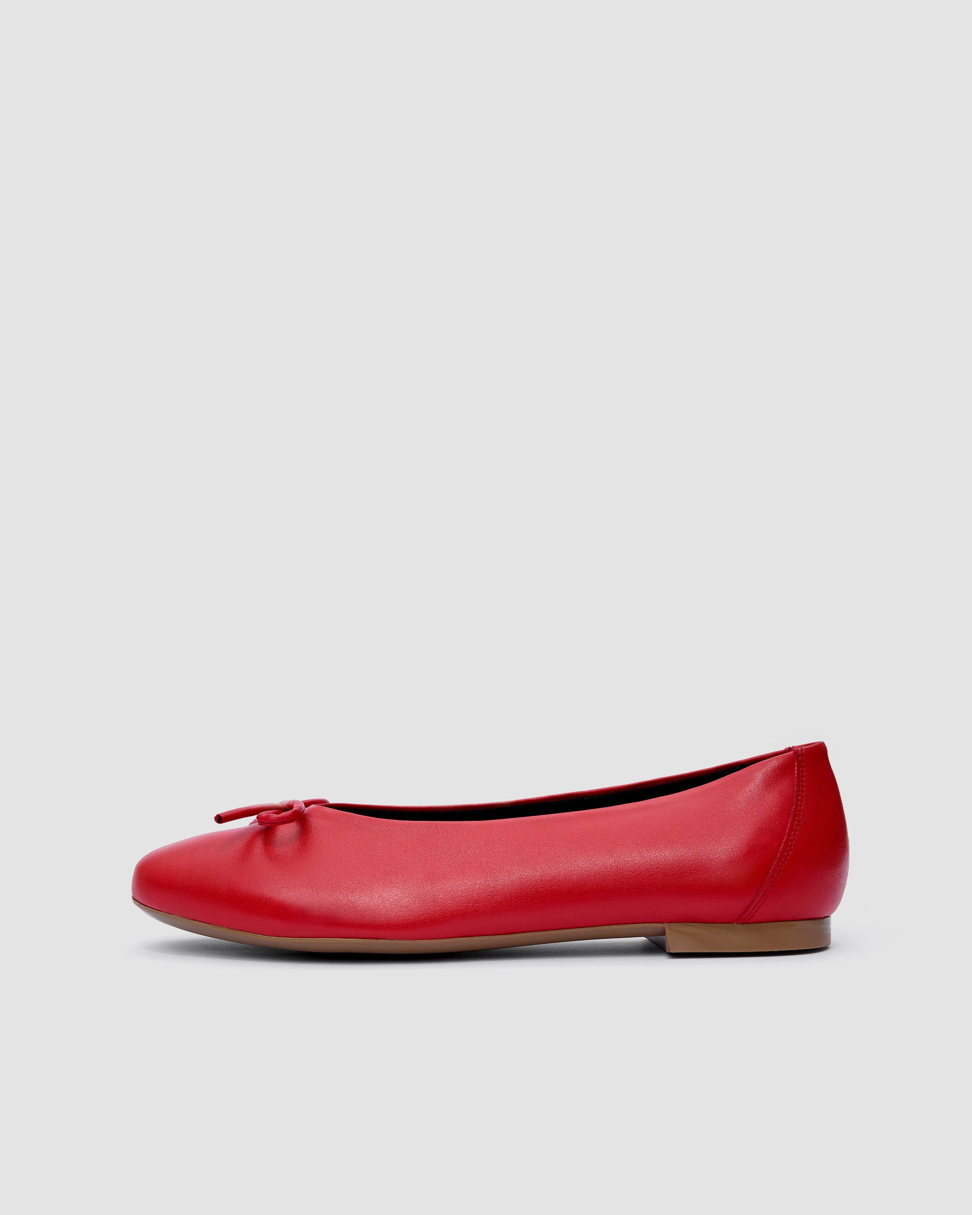 BOHEMA - Mossy Pumps Czerwone, ze skóry roślinnej, polska rodzinna marka