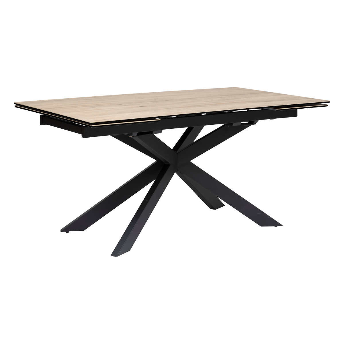 Extendable dining table "Boot" Beige, 160/240x90x76 cm