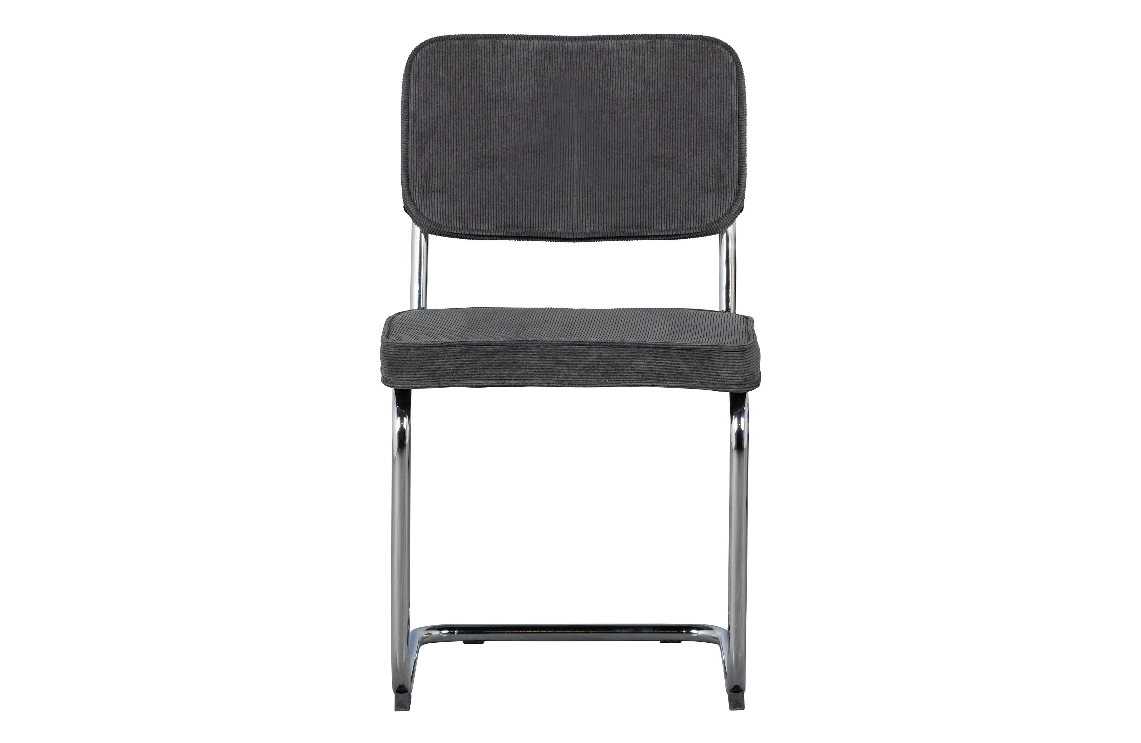 CORDUROY - Lot de 2 Chaises de salle á manger tissu côtelé