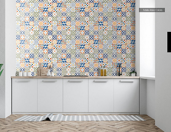 DECORA MOSAICOS Carrelage mosaïque ARLES Noir 29x29 cm