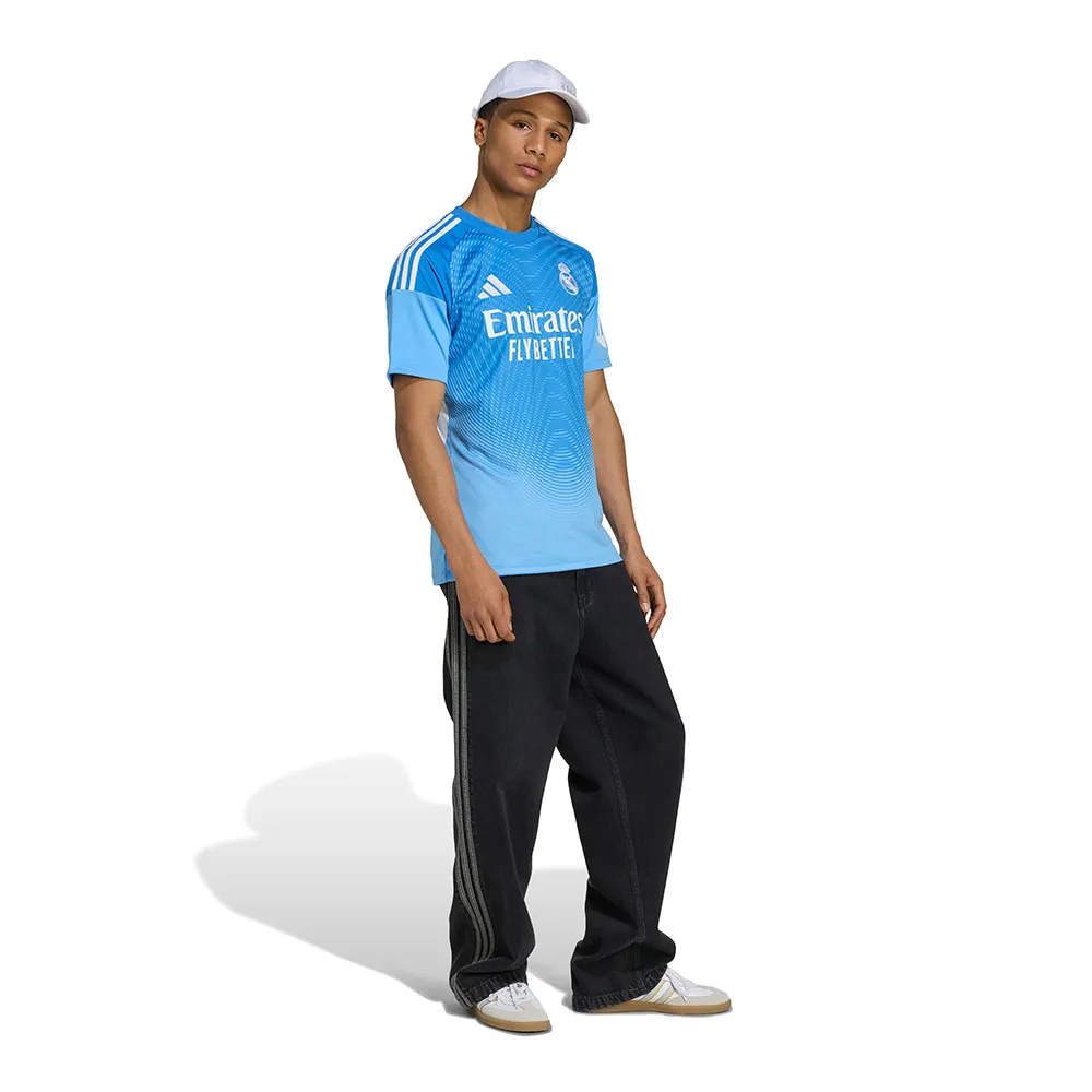 adidas Real Madrid 25/26 goalkeeper home short sleeve T-shirt