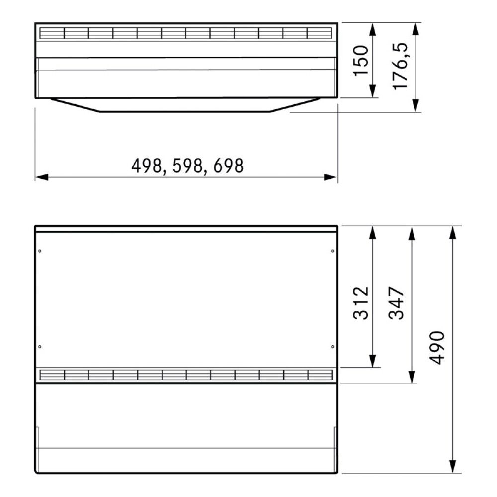 KJØKKENVIFTE FRANKE CLASSIC 1291A 60CM HVIT