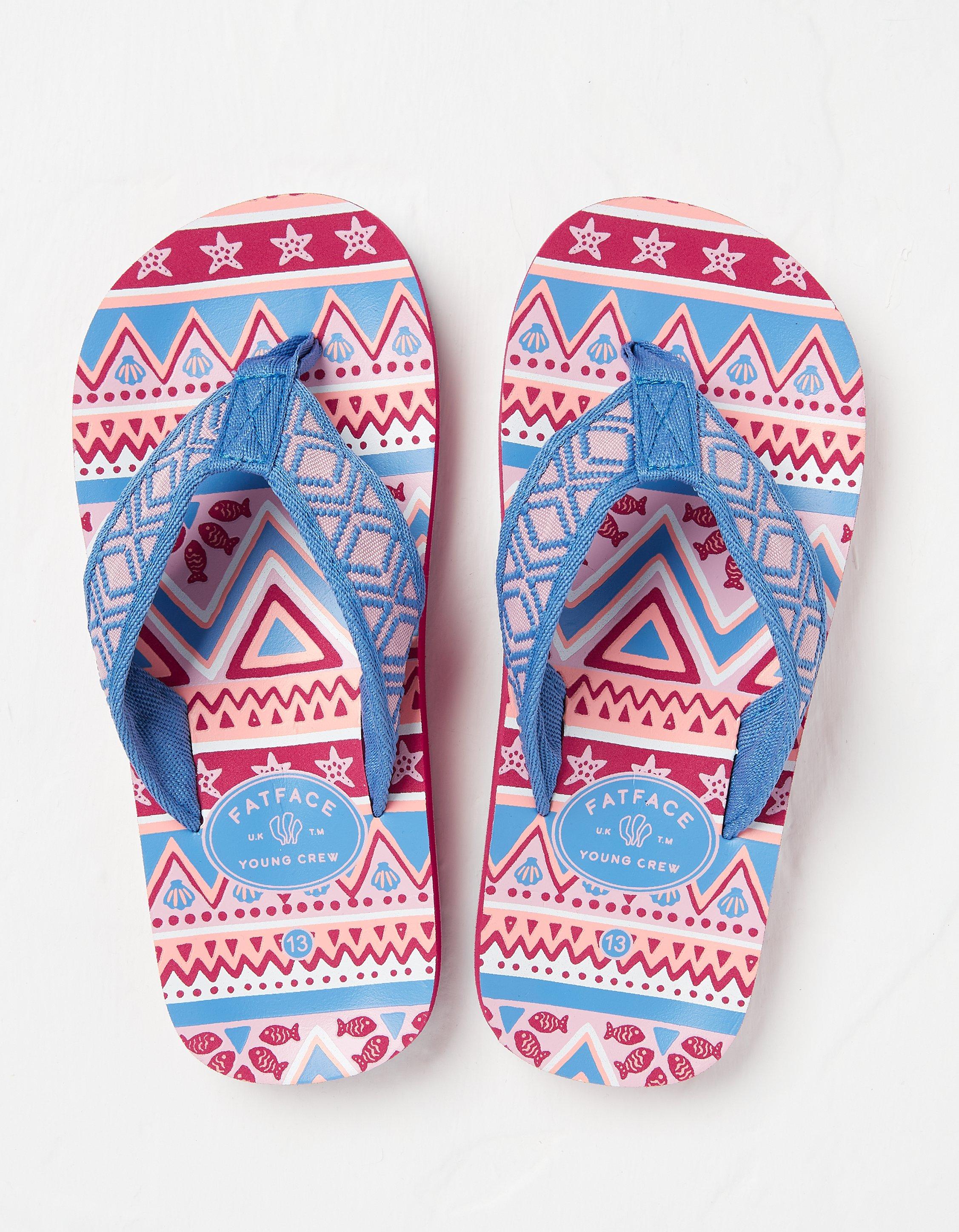 Aztec Flip Flops