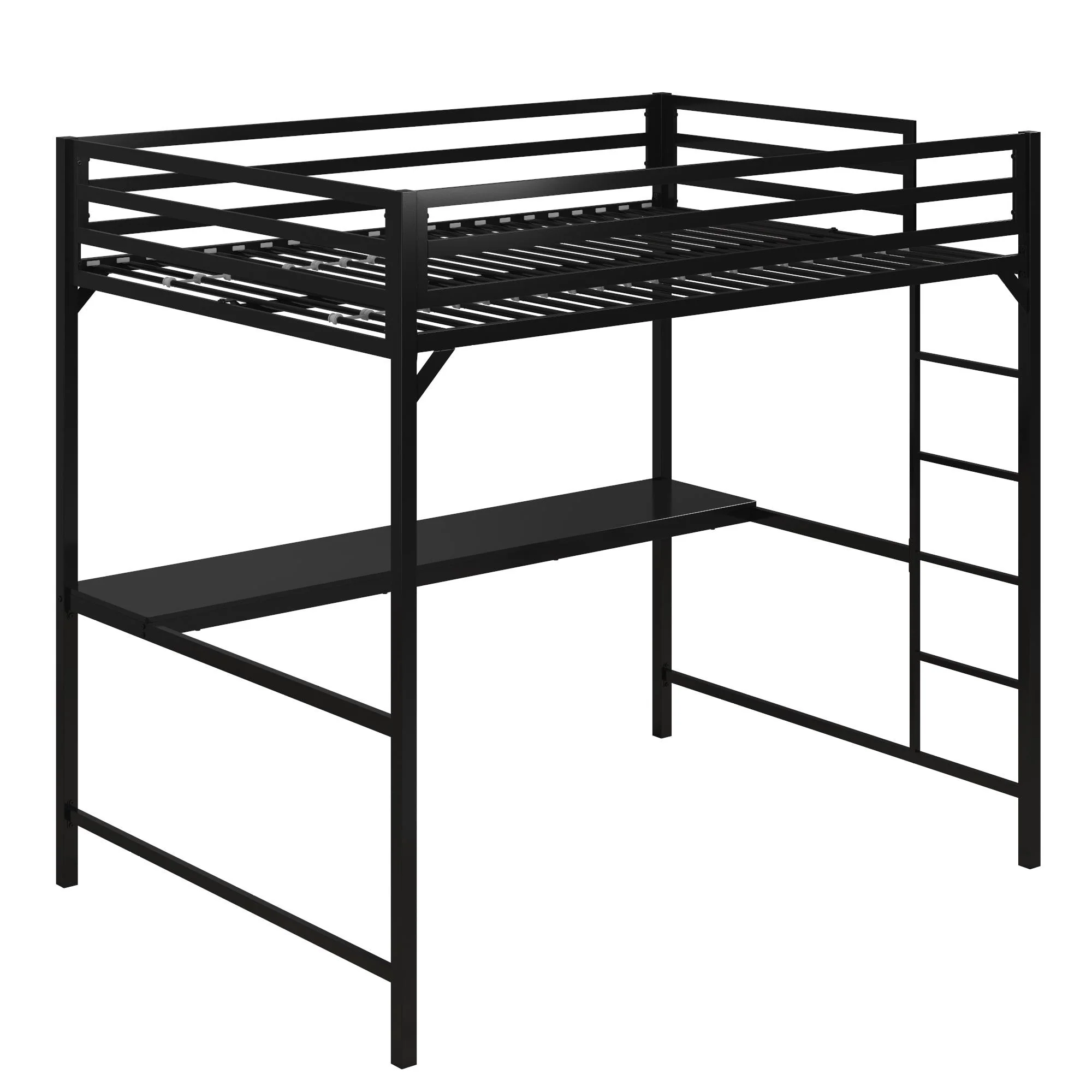 Avenue Greene Macie Metal Full Loft Bed with Desk
