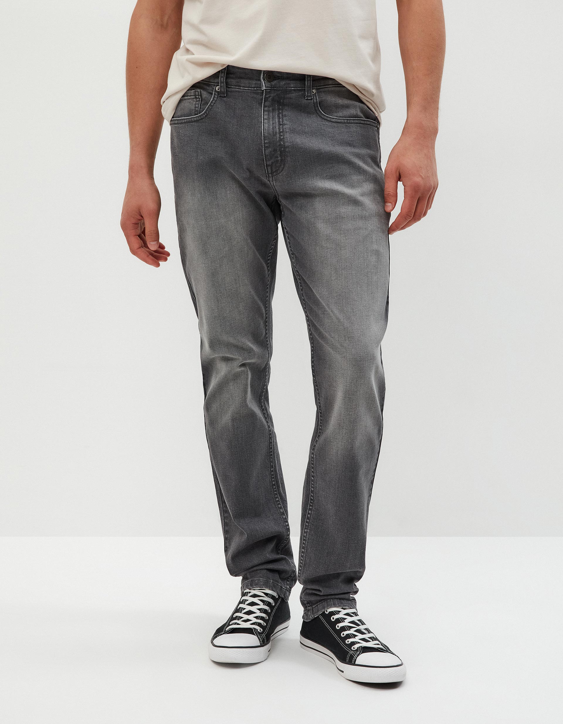 Jeans Slim-fit, Homem, Cinzento