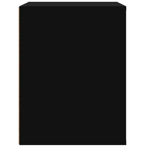 NNEVL Wall-mounted Bedside Cabinet Black 50x36x47 cm