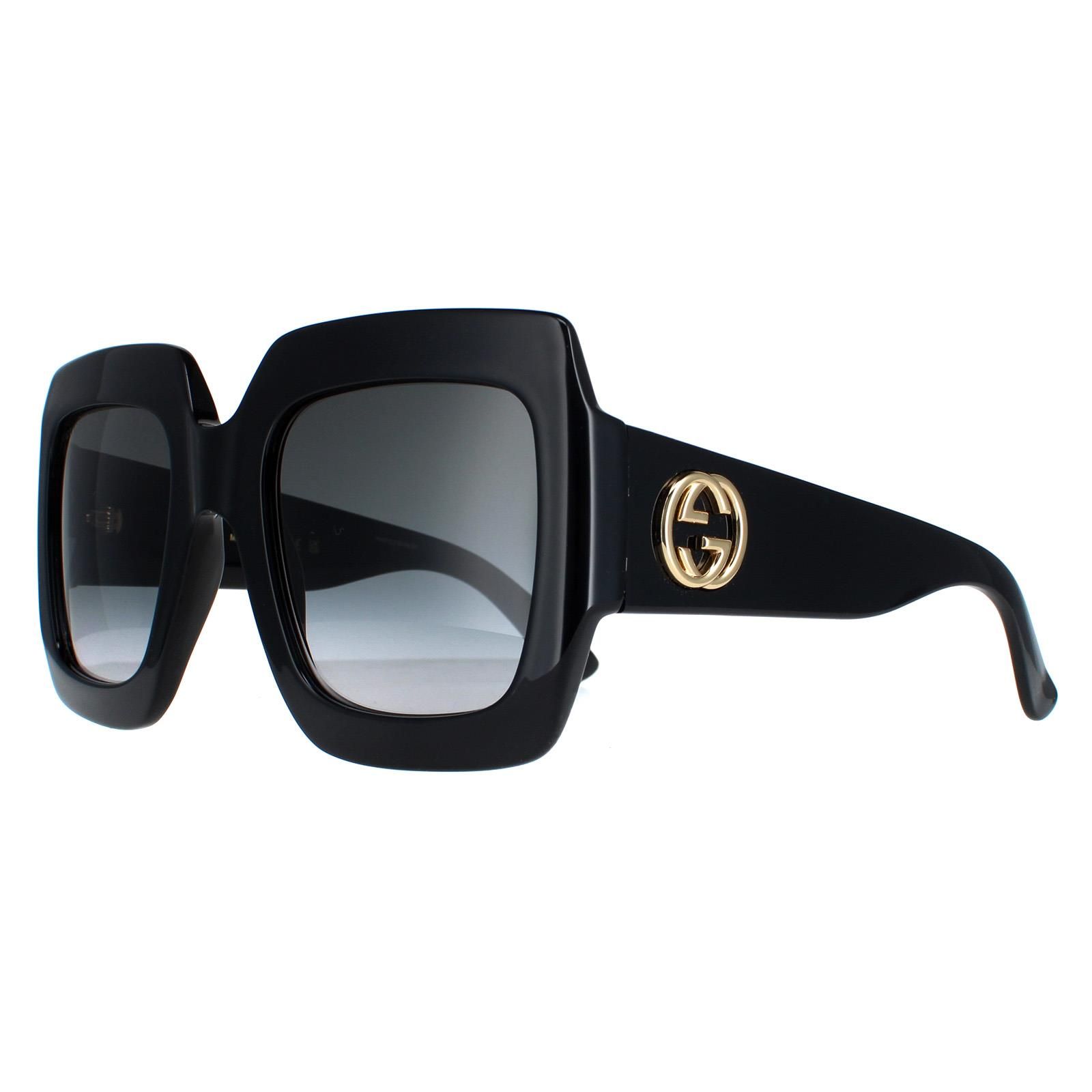 Gucci Square Black Grey GG0053SN