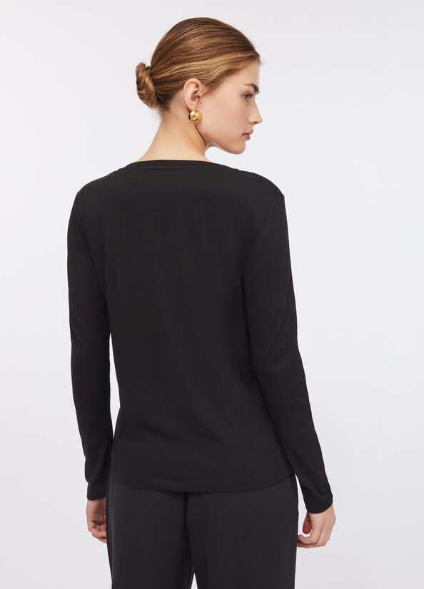 T-shirt in cotone con logo
