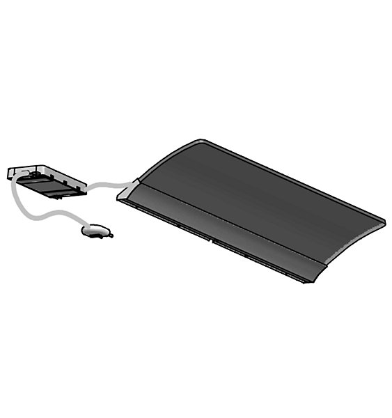 Applique LED pour miroir de salle de bain avec prise - Lumière blanche neutre (4000K) - 12.9 x 7.3 x 50cm - Modèle Apollo