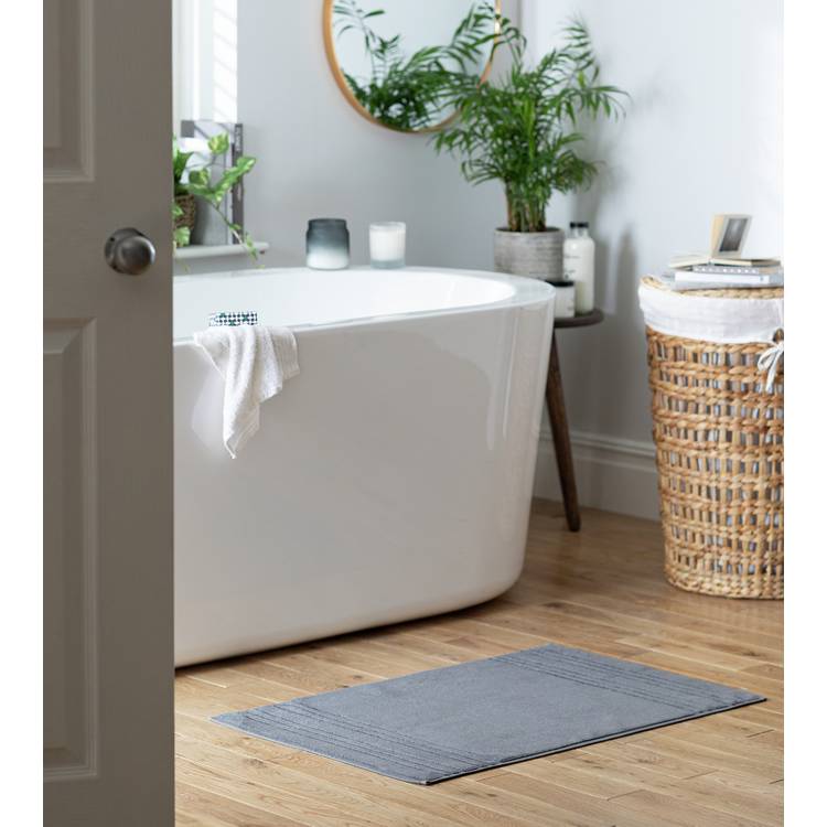 Habitat Hygro Anti Microb Bath Mat - Grey