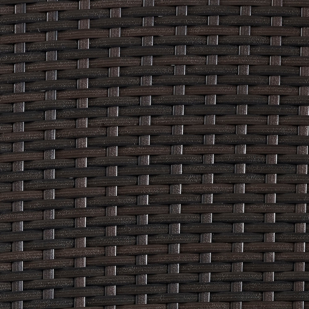 Palm Harbor Brown Wicker Outdoor Chaise Lounge - N/A