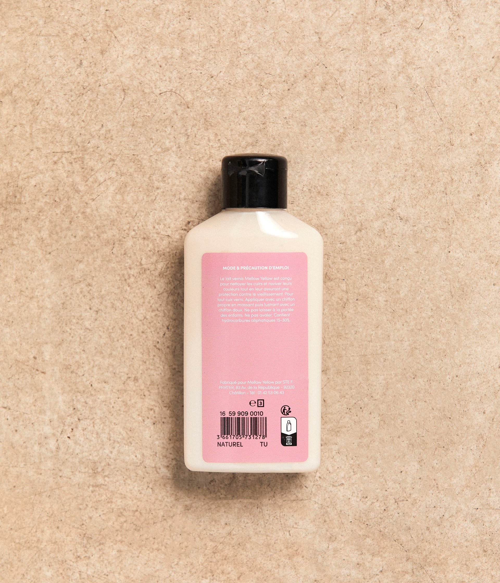Lait pour cuir verni