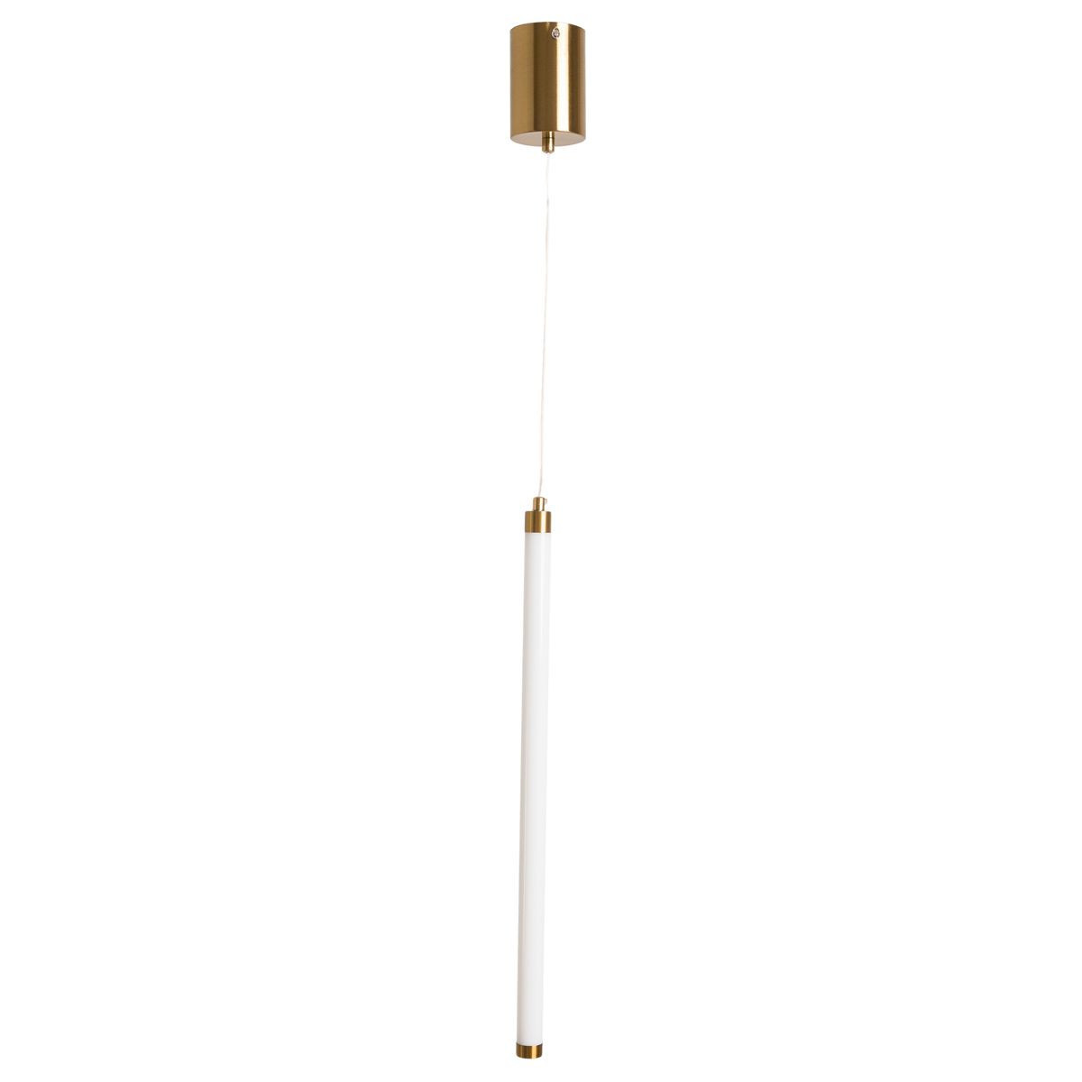 Lampa wisząca Cilinder biało-złota LED 1x16W Ciepła biel lm Abigali