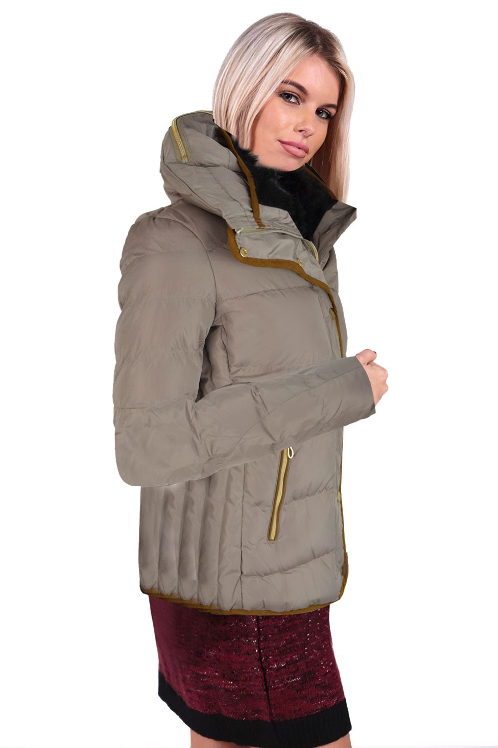 Where's That From Wrenly' Quilted Hooded Winter Coat