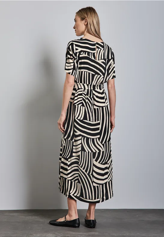 Bedrucktes Maxi-Kleid