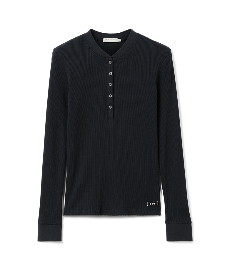 Avoca ribbed henley