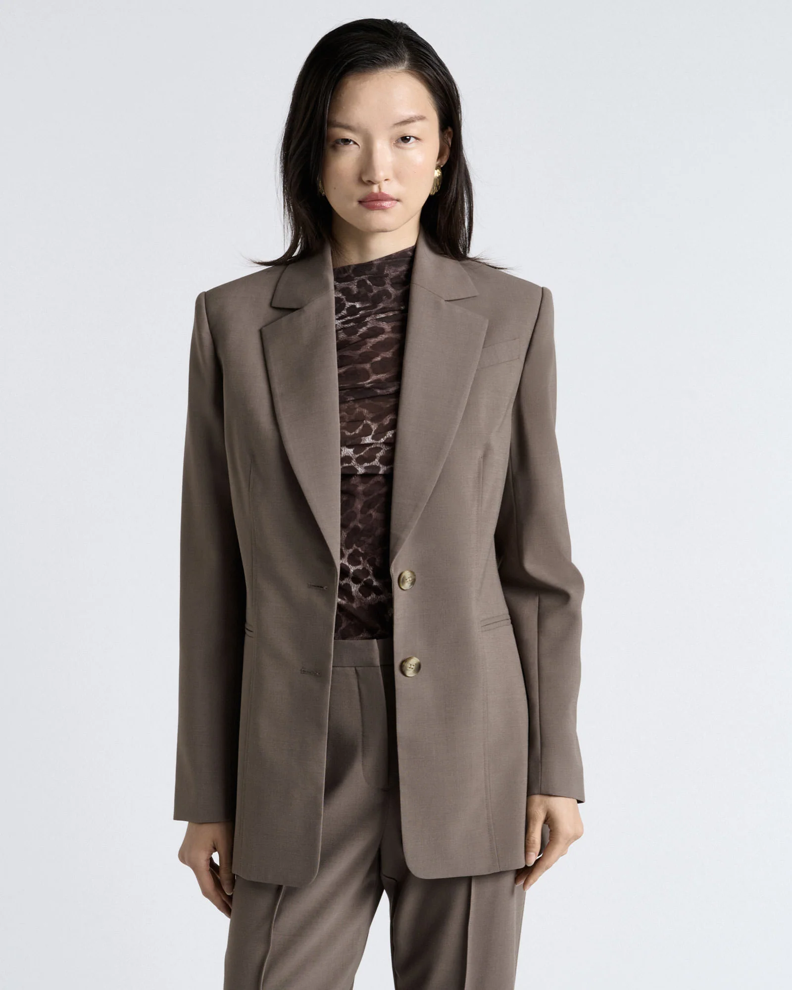 European Stretch Suiting Blazer