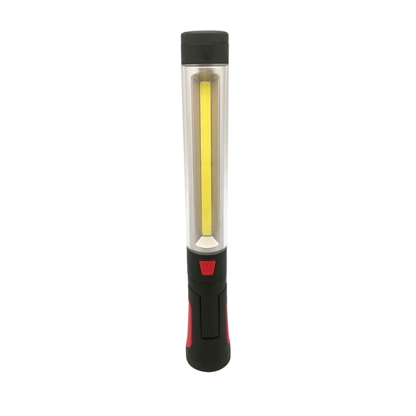 LED-Stableuchte, schwarz/rot, Höhe: 30 cm, ohne Leuchtmittel