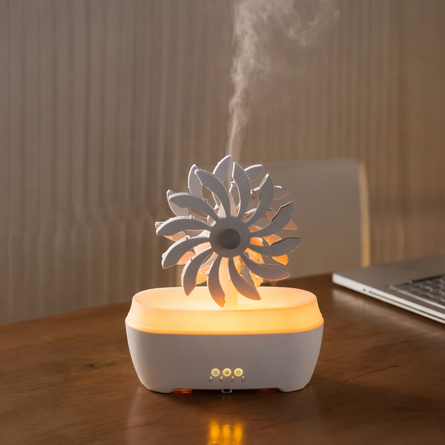 Diffusore elettrico Ruota con cromoterapia