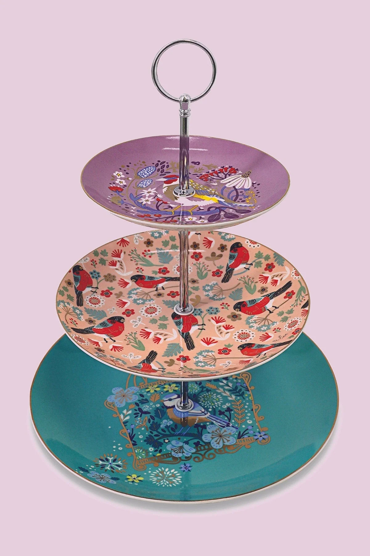 Birdy Design Ceramic Cake Stand