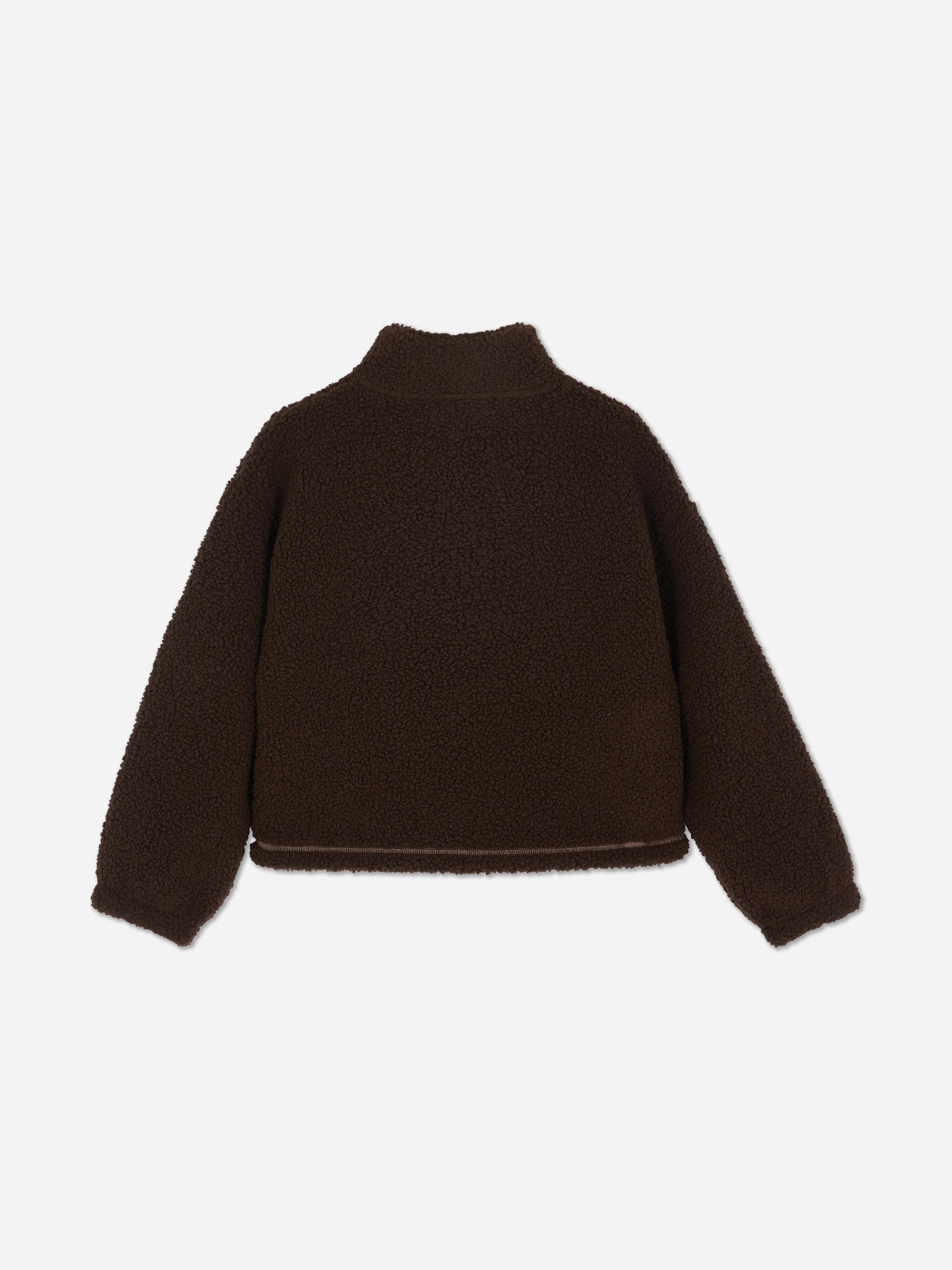 7-15yrs | Borg Funnel Neck Sweatshirt